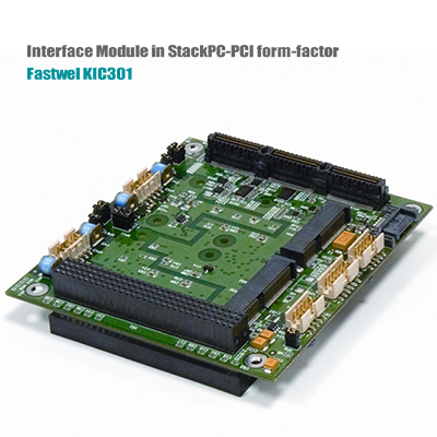 Fastwel KIC301 Interface Module in StackPC-PCI form-factor